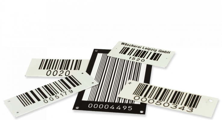 Aluminium Barcode tags