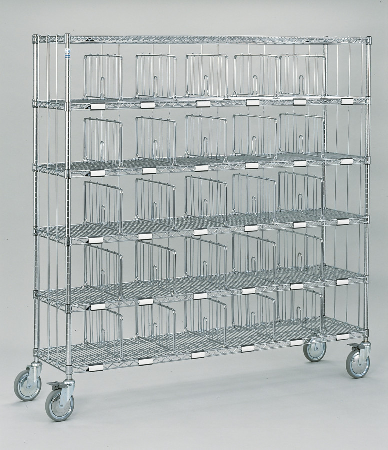 Laundry sorting shelf trolley "Eco" » THERMOTEX NAGEL GmbH