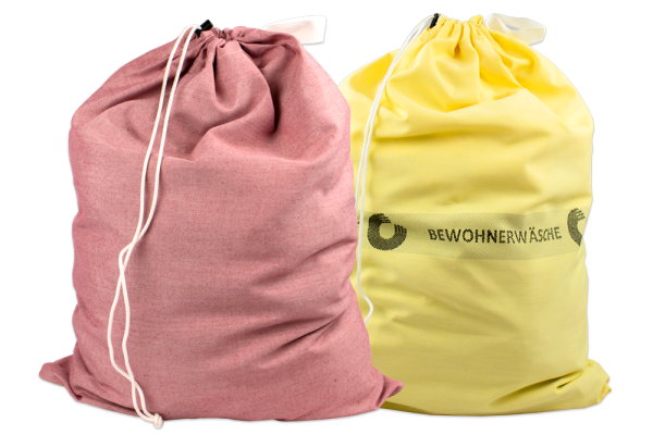 Residents’ laundry bags